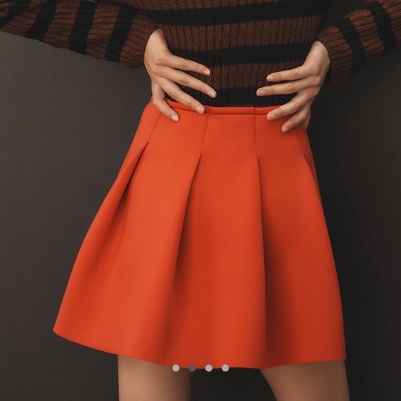 NWT Maeve pleated scuba miniskirt - Picture 9 of 12